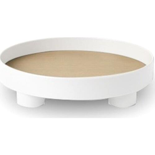 Round Fruit Display Plate Desktop Fruit Dish Candy Snack Tray Stand Picnic Food Dishes Pastry Cake Display Drying Pan