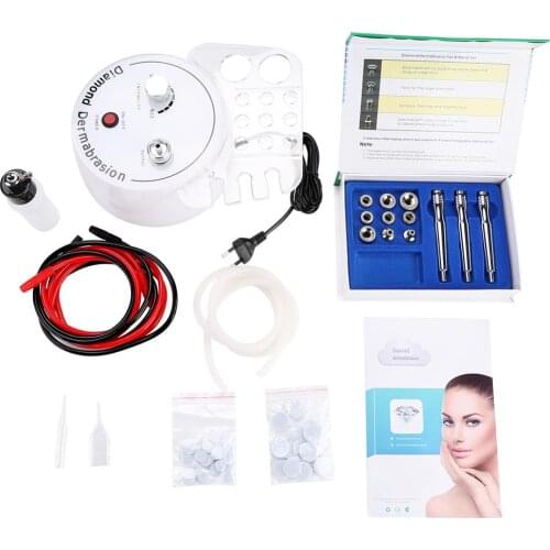 Mini 3 In 1 Micro Carved Microdermabrasion Instrument Blackhead Deep Cleansing Facial Whitening Skin Antiaging Beauty Instrument