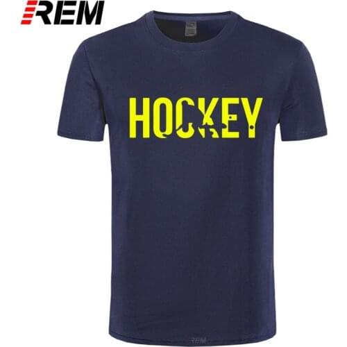 REM Designer Shirts O-Neck Hockeyer Men Short Sleeve Short T Shirts