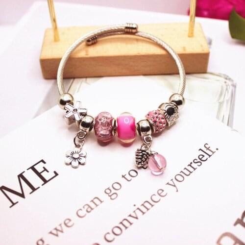 New Fashion Classic Series Bracelet For Women Original Brand Beads Charms Luxury Multiple Styles Jewelry Gift