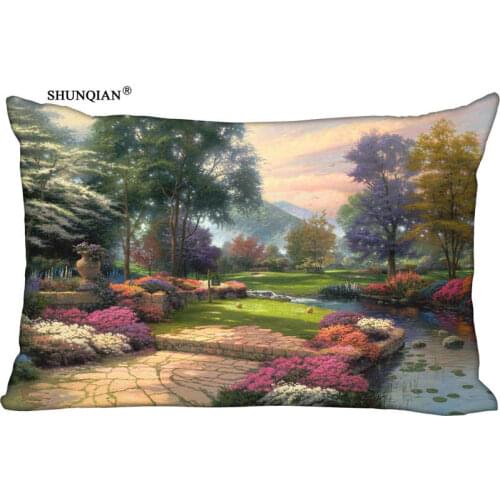New Hometown Evening Pillow Case Custom Wedding Pillowcase Cover Cases Gift Zippered Rectangle Pillow Case