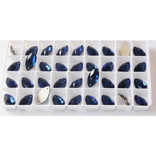 CTPA3bl 3223 Montana Color Sew On Rhinestones Flatback Crystal Glass Stones Clothes Jewellery Sewing Stones For Wedding Dress