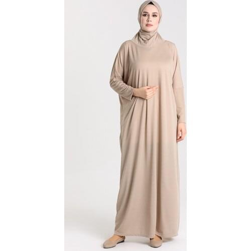 HOODED HYJAB MUSLIM FASHION ABİYE PRAYER DRESS DUBAI TURKEY TURBAN ISLAMIC DRESSES PRAYER WORSHIP