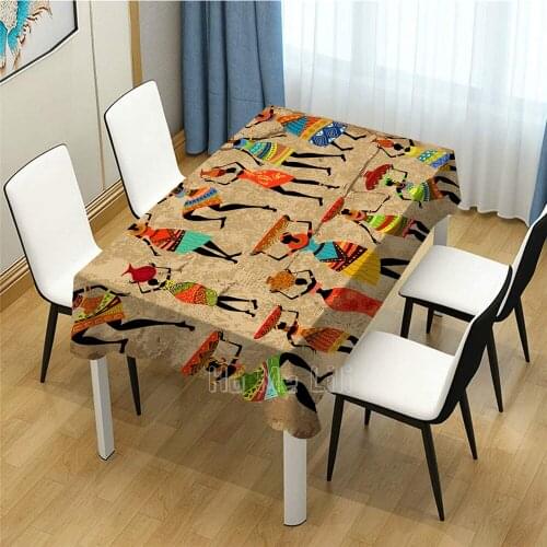 National And Tribal Life Design Patterrn Tablecloth Dinning Decor