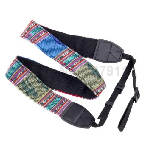 Universal Vintage Style Canvas Camera Shoulder Neck Strap Belt for A7R2 A7R3 A9 A6500 A6000 A6300 A5100 A5000 DSLR Camera