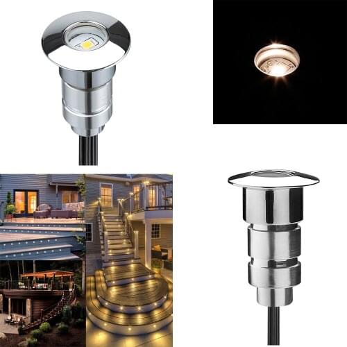 Modern 12V Mini Outdoor Recessed Led Stair Light Corridor Lighting decor Interior/Exterior Step Lights Ground Hallway Driveway