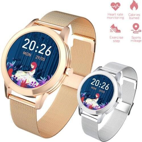 Women Ladies Smart Watch Heart Rate Monitor Calls/Messages Reminder Sport Clock Bracelet Fitness Wristband for iPhone Android