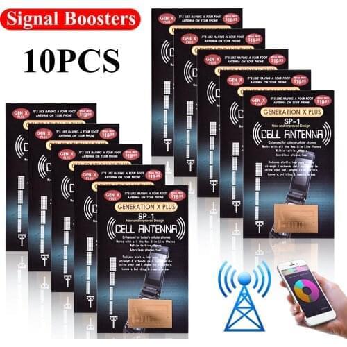 10pcs New Cell Phone Signal Boosters - The Latest SP-1 Antenna GENERATION X PLUS Enhancement Antenna Booster Improve Signal