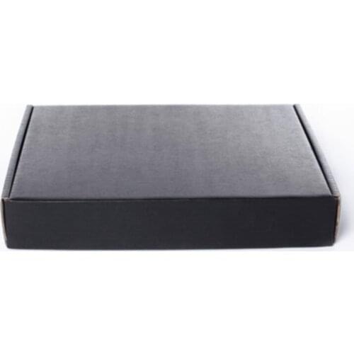 100PCS Custom Black Corrugated shipping boxes Packaging box packaging Clothing hair wigs gift parcle box