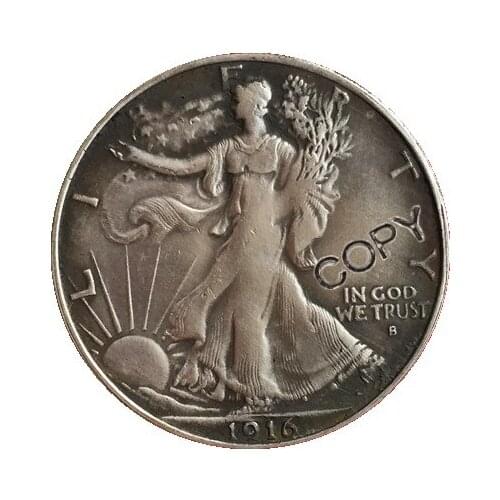 1916,P D S Walking Liberty Half Dollar COPY COINS