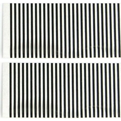 2PCSZebra Stripes Flexible Cable Train Paper For 27pin SHER-KHAN mobicar 1/2 LCD Display 27 PIN Remote Key