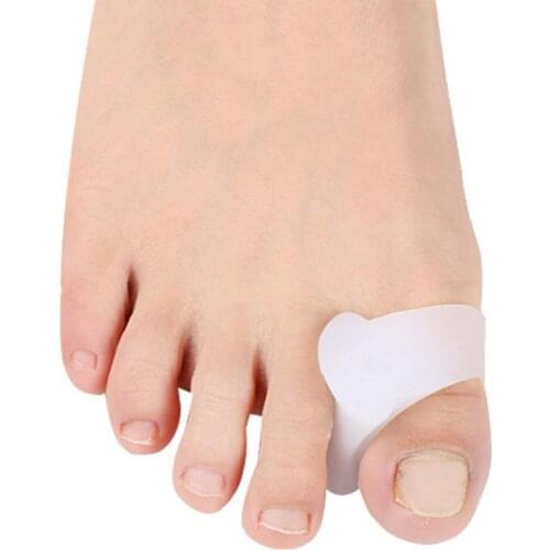 4Pcs Big Toe Separator Bone Corrector Straightener Silicone Gel Foot Fingers Protector Bunion Adjuster Feet Pedicure Tool D2223