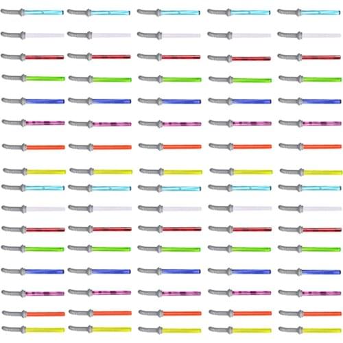 80Pcs Custom Sci-fi Style Building Block Figure Weapon Kit (Compatible with all branded small particle building blocks figures)