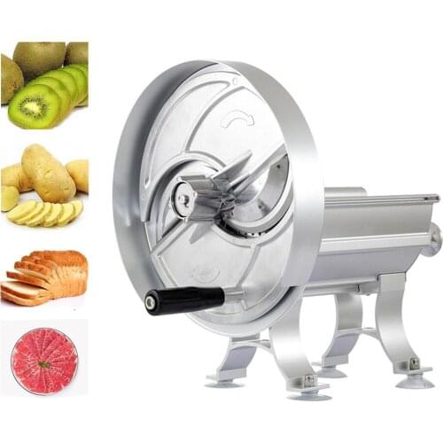 Household Manual Slicer Commercial Multi-function Adjustable Aluminum Alloy Vegetable Fruit Slicer Chopper Blades Kitchen Tool