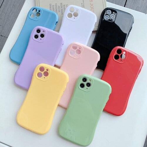 New Candy Color Cases For Iphone 11 Pro Max XS XR SE 2020 6 7 8 Plus 6S X Silicone TPU Soft Back Cover iphone11 Phone Case Coque