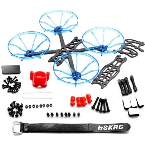 Turtle 149 149mm 3 Inch Micro / Nano Carbon Fiber Duct Frame Kit w/ Protection Cover for RC FPV Racing Drone Cinewhoop RC Drone