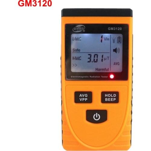 GM3120 Digital Electromagnetic Radiation Detector Dosimeter Monitor Gauge Measuring Tool for Computer Mobile Phone LCD