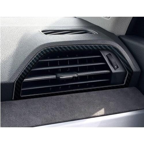 Fit for Audi 19 Q3 central control decorative sticker air outlet frame, for new Q3 interior special modification accessories