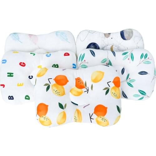 Muslinlife Baby Cushion Sleeping Pillow Infants Newborn Baby Shaping Pillow Soft Cotton Kids Pillow Anti Roll Dropship