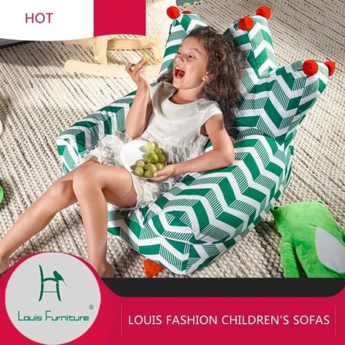 Louis fashion Childrens Sofas Lovely lazy boys and girls Beanbag living room baby princess