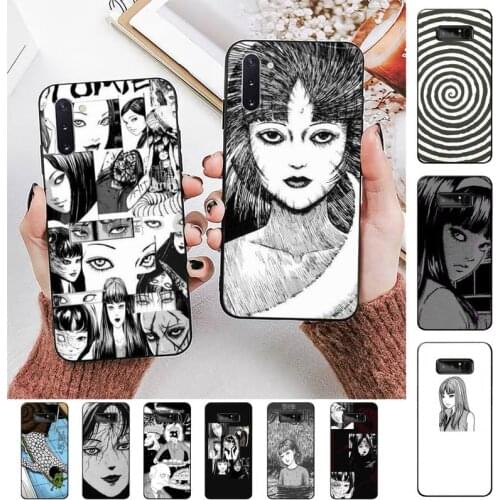 FHNBLJ Tomie Junji Ito Horror Anime Phone Case for Samsung Note 3 4 5 7 8 9 10 20 pro lite ultra Oppo A9 2020