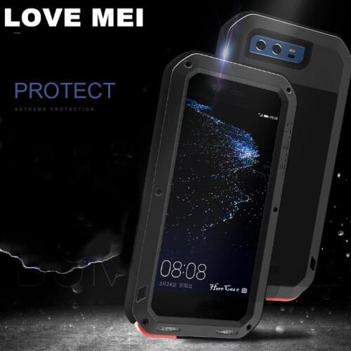 LOVE MEI Gorilla Glass POWERFUL Case For iPhoneC12 11 Pro X XS Max XR cover for iphone 6 7 8 Plus SE 2020 Waterproof Armor Cover