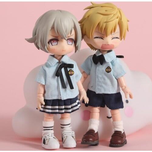 School uniform set for Obitsu11 OB11 1/12 doll available for cu-poche OB11 accessories doll ob11