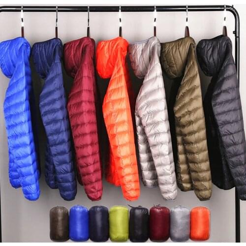Neverfunction Men's Light Down Jackets