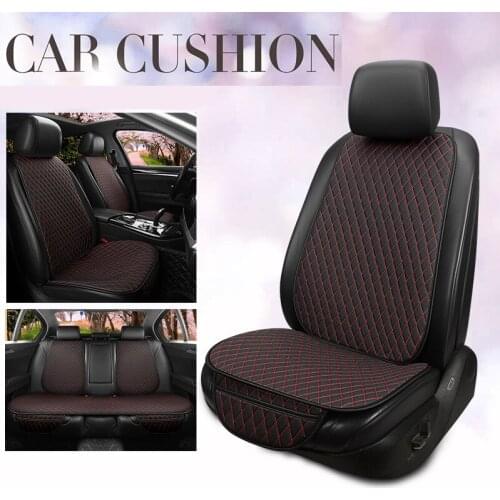 New Car Seat Cover Protector PU Leather Front Or Rear Seat Back Cushion Pad Mat Backrest For Auto Interior Accessories Truck Suv