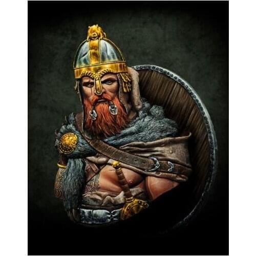 New Unassembled 1/10 Viking pride ancient soldier bust Resin Kit DIY Toys Unpainted resin model