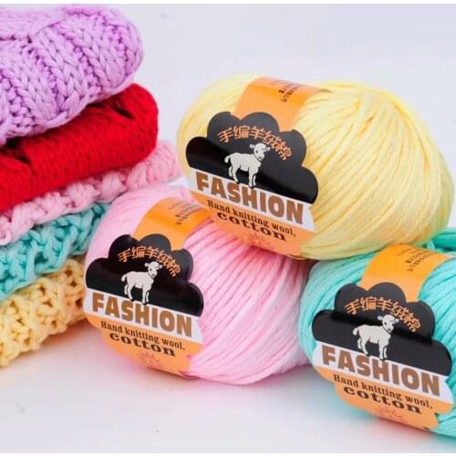 Organic Cashmere Wool Childrens Baby Thread Hand-Woven Jacket Full Pure Cotton Wire Yarn Lot yarn crochet 100g