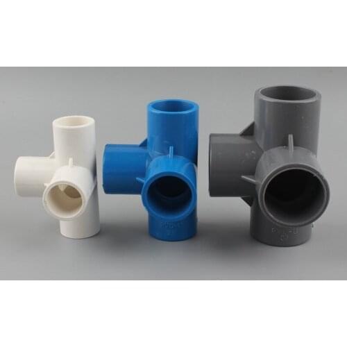 20 25 32mm PVC 4 Way Water Pipe Quick Connector Four-Dimensional Stereo Connector Garden Irrigation Fittings