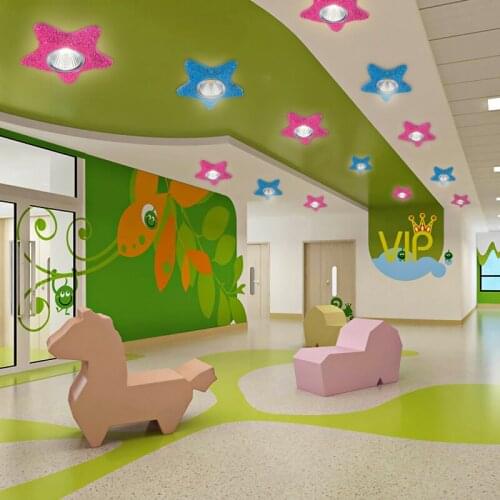 LED Bulbs lights spotlights decorative embedded starfish Mediterranean background wall lights hole LED bulb lights LO72117