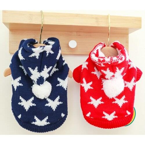 Dog Sweater Knit Apparel Cat Puppy Coat Outfit Small Dog Costumes Garment Yorkshire Pomeranian maltese Poodle Schnauzer Clothing