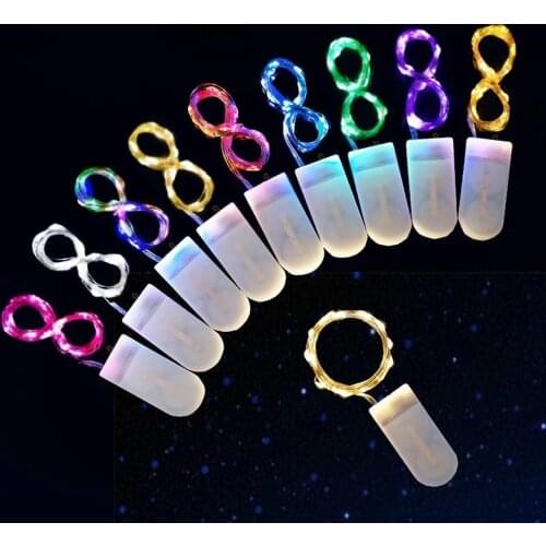 Waterproof Fairy Light CR2032 Battery-powered LED Mini Christmas Lights Copper String Lights Wedding Christmas Wreath Party
