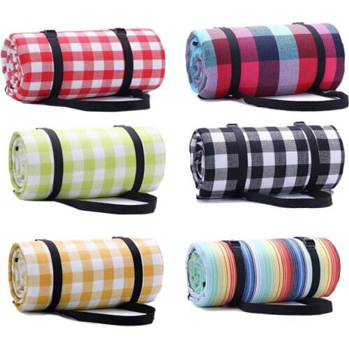 Waterproof Pocket Beach Blanket Folding Camping Mat Mattress Portable Lightweight Mat Outdoor Picnic Mat Sand Beach Mat