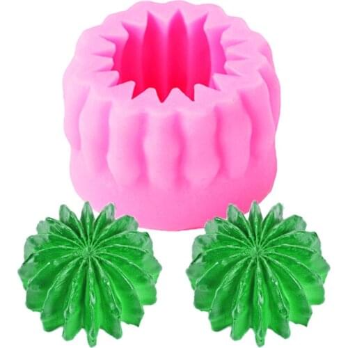 1PCS Cute Cactus Candle Mold Silicone Mold Handmade Making Kit Soap Crafts Mold Diy Gifts Home Decoration Resin molds