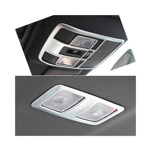 2* Roof Dome Front & Rear Readling Light Cover Trim For Mazda CX-9 2017 - 2019