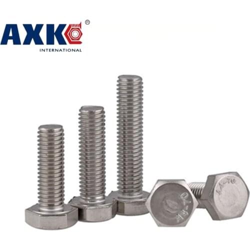 5/16-18 5*16-18*3-1/2 3-1/2" 3-1/2 Inch Length 304 Stainless Steel US America UNC Coarse Thread Screw External Hex Hexagon Bolt
