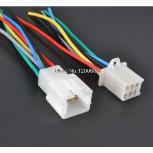 15CM 2.8mm 2/3/4/6/9 pin Automotive Quick connection Electrical wire Connector Male Female cable terminal plug Kits Motorcycle