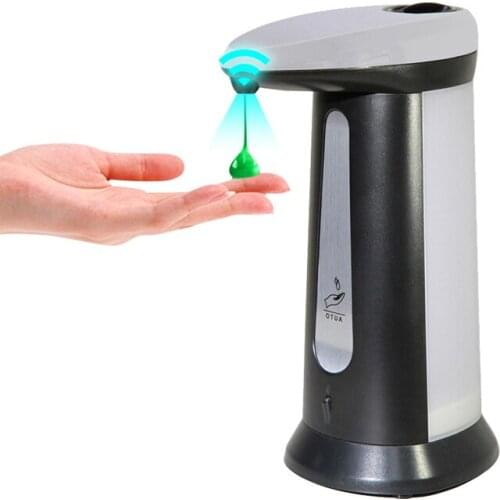 400ML Liquid Soap Dispenser Automatic Smart Sensor Induction Touchless ABS Hand Washing Dispensers for Kitchen Bathroom