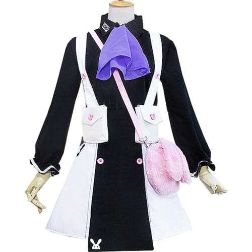 Girls Frontline UMP45 cos Lop eared rabbit uniform with bag cosplay costume halloween costume for women men adults 11
