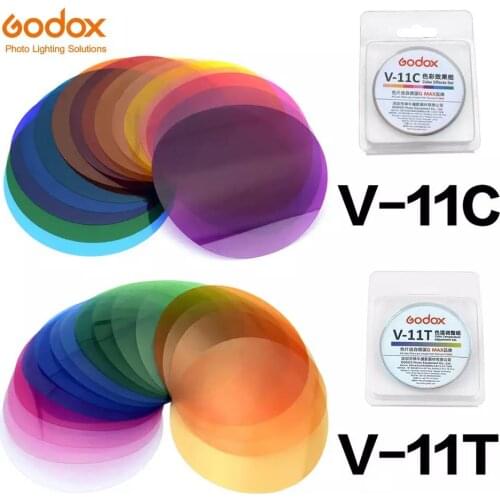 Godox V-11C V11C or V-11T V11T Color Filters for AK-R16 AK-R1 Compatible with Godox V1 Series Speedlite Flash