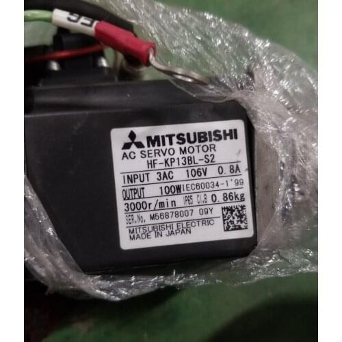 HF-KP13BL-S2 servo motor , used in good condition . 85% appearance new , good working , free shipping