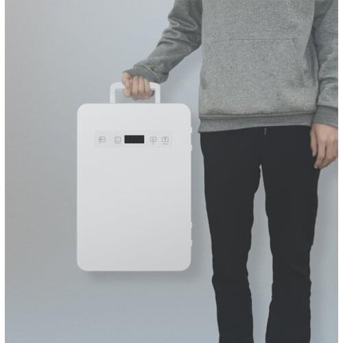 Mini 20L Car Home Use Mini Refrigerator Cooler Warmer Dual-use Fridge Box Temperature Control 12V/220V Dormitory