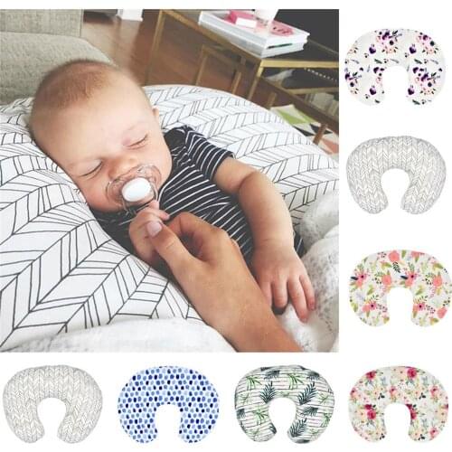 Newborn Infant Baby Nursing Pillows Cover Maternity U-Shaped Breastfeeding Pillow Slipcover Cotton Feeding Cover Only Cover#p4