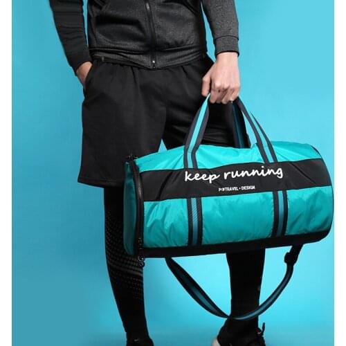 Nylon Yoga Pack Sports Bag Gym Travel Dry Wet Separation Handbag Waterproof One-Shoulder Training Package Large Capacity XA299Y