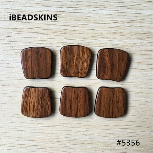 New arrival !! 27mm 100pcs/lot Imitation wood grain color Acrylic square shape Beads for Jewelry DIY #5356(Design as shown)