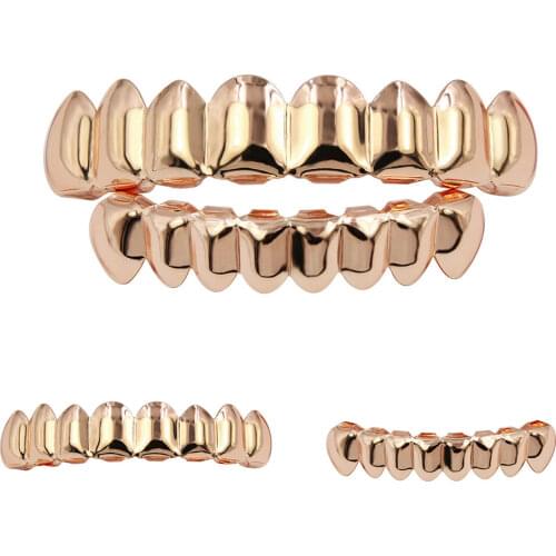 26 Letters Grills Tooth Cap Single Braces Hip Hop Gold Teeth Grillz Iced Rhinestone Grills Women Men Tooth Cap Punk Teeth Jewery