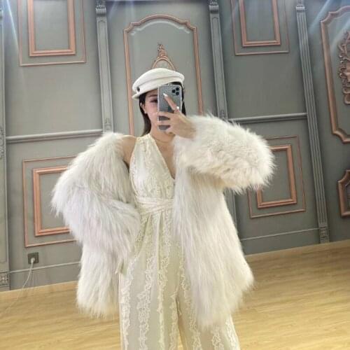 OFTBUY Classic Fur Coats